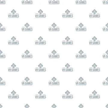 Vr game pattern seamless イラスト素材