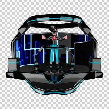 Vr game vector 3d image  png Illustrazione stock