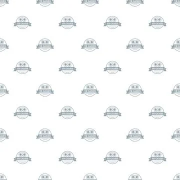 Vr gamer pattern seamless 库存插图