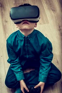 Vr gamer Stock Photos