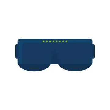 Vr glasses device game technology Illustrazione stock