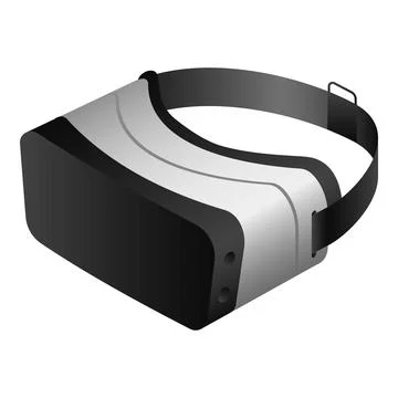Vr glasses headset icon, isometric style Stock Illustration