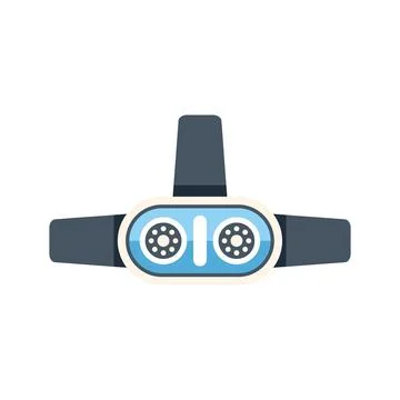 Vr glasses headset providing immersive experience Illustrazione stock
