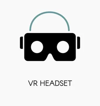 VR glasses / headset for smartphone vector illustration Stock Illustration