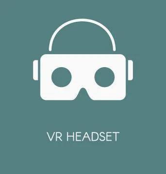 VR glasses / headset for smartphone vector illustration Stock Illustration