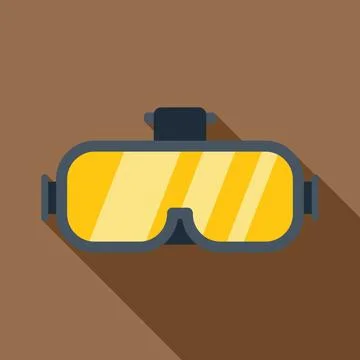 Vr glasses headset virtual reality technology device modern icon Illustrazione stock