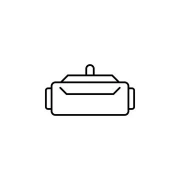 Vr glasses icon. Element of future technology icon for mobile concept and web Stock Illustration