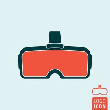 VR glasses icon Stock Illustration