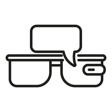 Vr glasses icon outline vector. Augmented reality 스톡 일러스트