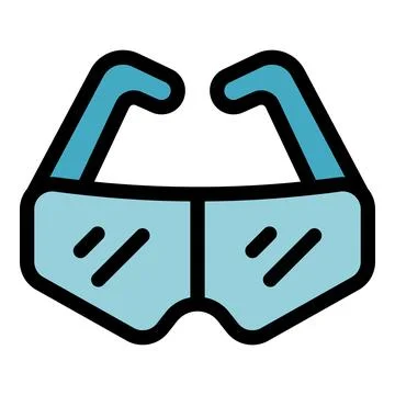 Vr glasses icon representing virtual reality experience and gaming technology Stock Illustration