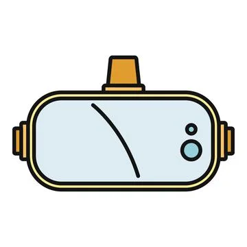 Vr glasses presenting immersive digital experiences and innovation Stock Illustration