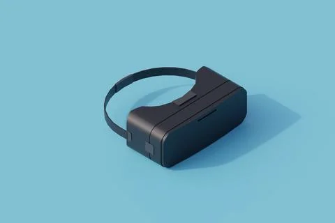 Vr glasses single isolated object. 3d render illustration Stock Illustration