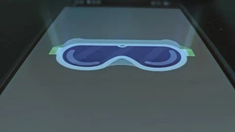 VR glasses, Smart Glasses presentation Stock Footage 304235987