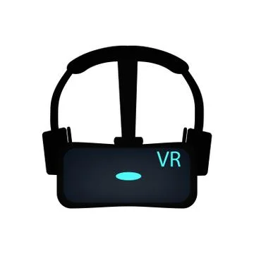 Vr glasses. Vector illustration on isolated background Stock Illustration