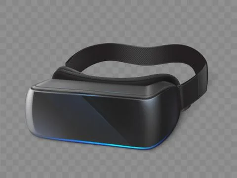 Vr glasses, virtual reality goggles mobile device イラスト素材