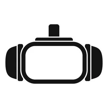 Vr glasses virtual reality headset presenting modern technology Illustrazione stock