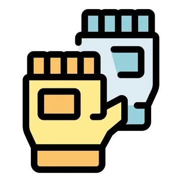 Vr gloves and headset creating immersive virtual reality experience Stock Illustration