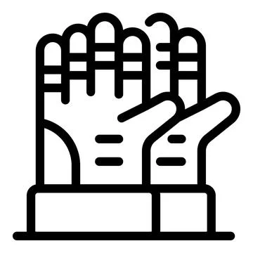 Vr gloves showing virtual reality gaming experience Stock Illustration