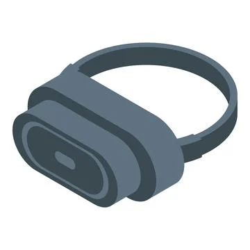 Vr goggles icon isometric vector. Game glasses 스톡 일러스트