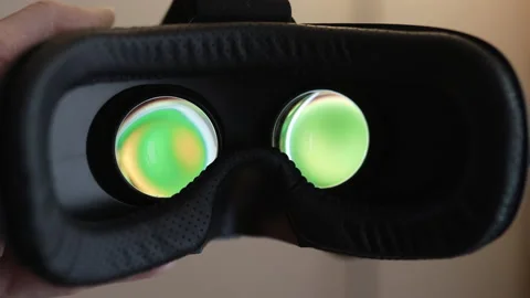 Vr goggles for Metaverse and virtual reality concept Stock Footage 175211447