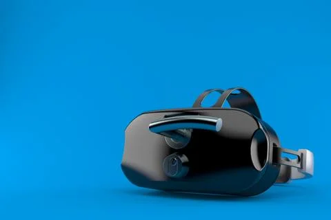 VR headset with door handle Illustration