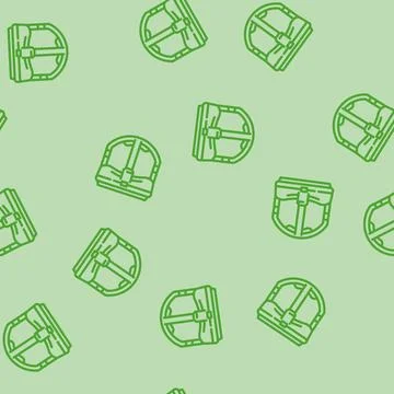 Vr headset gaming gaming pc line vector seamless pattern Stockillustratie