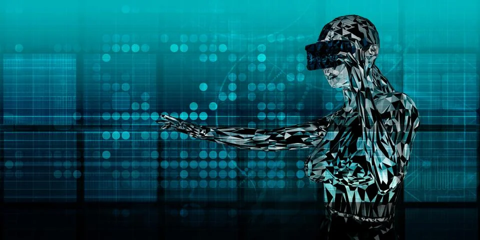 VR Headset Stock Illustration