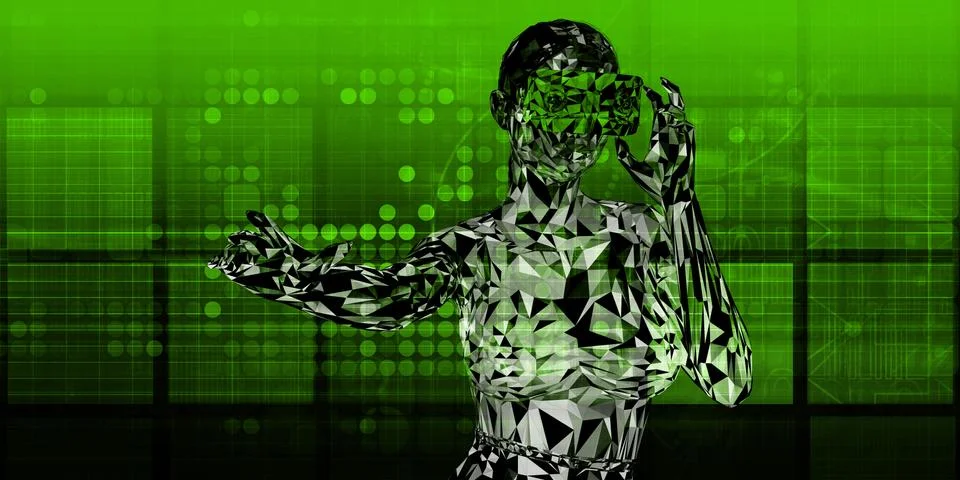 VR Headset Stock Illustration