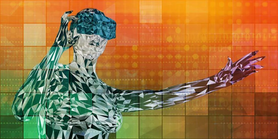 VR Headset Stock Illustration