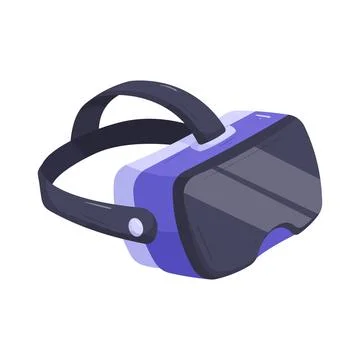 Vr headset 库存插图