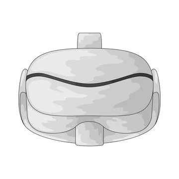 VR headset illustration Stock Illustration