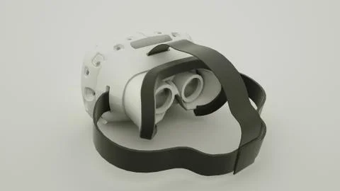 VR headset isolated on white background. 3d illustration Stock Photos