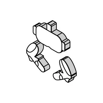 Vr headset isometric icon vector illustration Stock Illustration