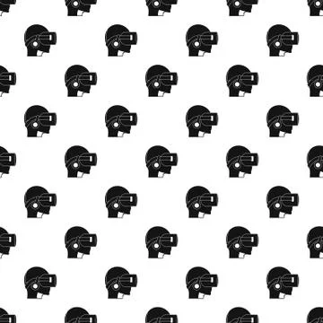 Vr headset pattern Illustrazione stock