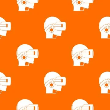 Vr headset pattern seamless イラスト素材