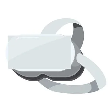 Vr headset providing immersive virtual reality experience Stock Illustration