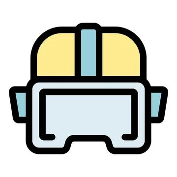Vr headset providing immersive virtual reality experience Stock Illustration