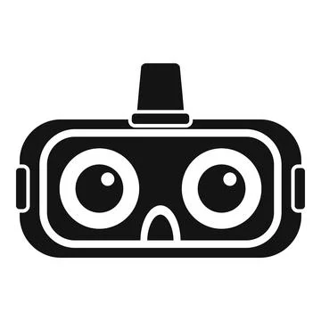 Vr headset representing immersive experience in virtual reality 스톡 일러스트