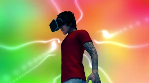 VR Metaverse Stock Footage 164330751