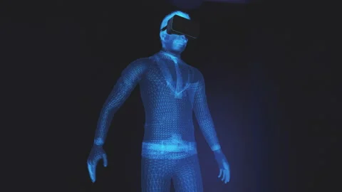VR Metaverse Stock Footage 164467835
