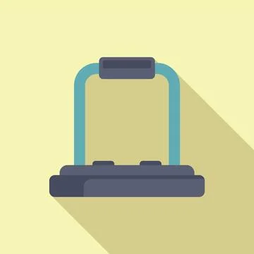 Vr platform icon flat vector. Digital virtual projection Stock Illustration
