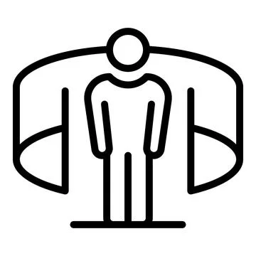 Vr platform icon outline vector. Digital reality Stock Illustration