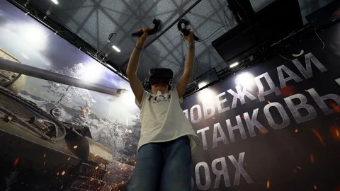 VR play Stock Footage 105106598