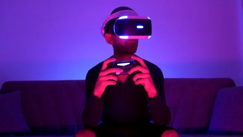VR PlayStation Stock-Footage 95653888