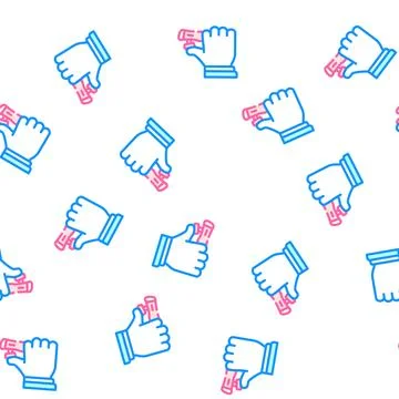 Vr remote control vector seamless pattern Stockillustratie