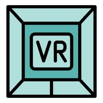 Vr room providing immersive virtual reality experience 스톡 일러스트