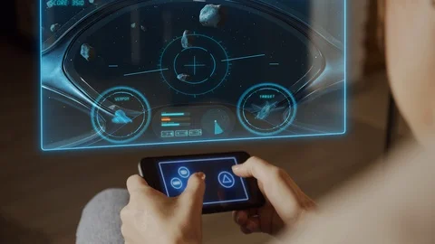 VR technology Concept Playing Video Game Vidéo 114249436