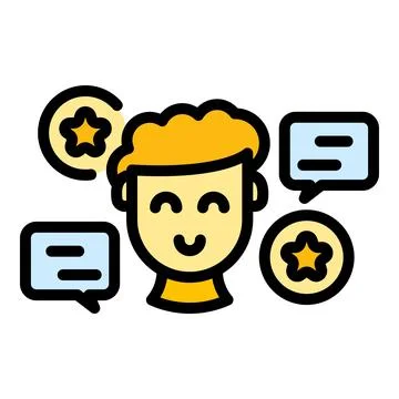 Vr user icon vector flat Stock Illustration
