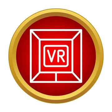 Vr virtual reality digital technology icon design Stock Illustration