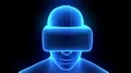 VR virtual reality headset hologram futuristic animation hmd game tech loop 4k 4k or 4k+ Resolution